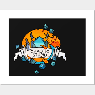 Chaotic Stupid | DnD Alignment is no joke! Posters and Art